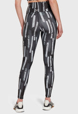 Calza Reebok MYT AOP Poly Tight Multicolor - Calce Ajustado