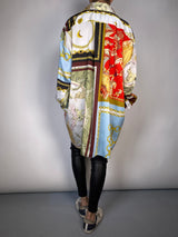 Blusa Larga Estampada