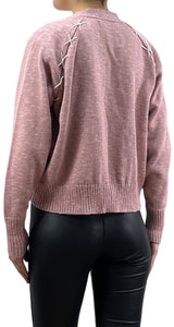 Sweater Tejido Rosa