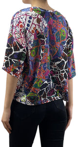 Polera Estampada Multicolor