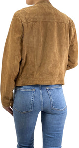 Chaqueta Cuero Café