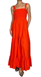 Vestido Naranja Vuelos