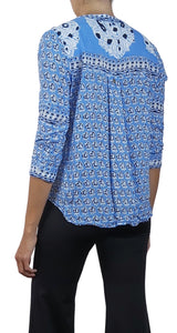 Blusa Azul Paisley