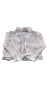 Sweater Blanco Abierto