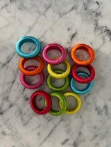 Set 12 Servilleteros Multicolor