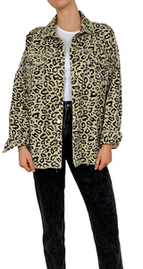 Chaqueta Denim Animal Print