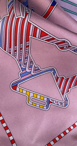 Pañuelo Estampado de Seda