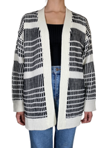 Sweater Blanco y Negro