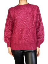 Sweater Punto Trenzado