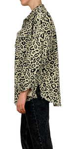Chaqueta Denim Animal Print