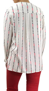 Blusa Blanca Estampada