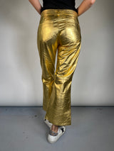 Pantalón Flare Cuero