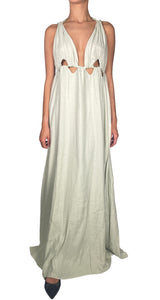 Vestido Verde Abertura