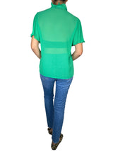 Blusa Verde Traslucida