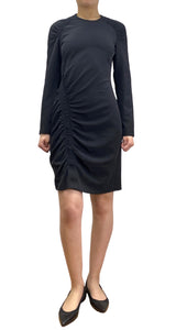 Vestido Negro Fruncido