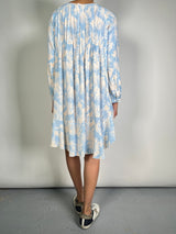 Vestido Mini Celeste Pastel