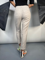 Pantalón Lino Beige