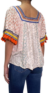 Blusa Bordado Multicolor
