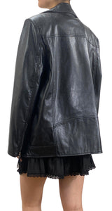 Chaqueta Negra Ecocuero