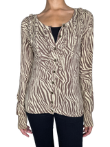 Sweater Manga Larga Animal Print