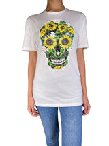 Polera Skull Lentejuelas Unisex