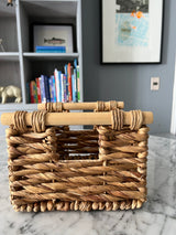 Canasto Asas de Madera