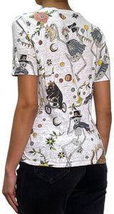 Polera Lino Estampada