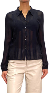 Blusa Negra Seda