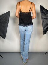 Top Negro Encaje