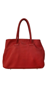 Bolso Cuero Rojo