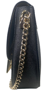 Cartera Cuero Negro