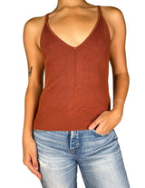 Polera Viscosa Café