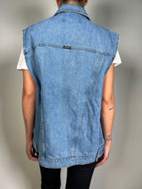 Chaqueta Denim Sin Mangas
