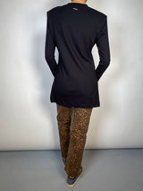 Polera Tejida Con Hombreras