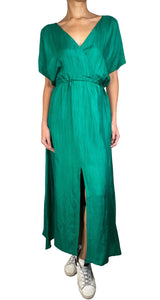 Vestido Satinado Seda