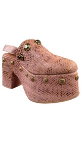 Sueco Cuero Plataforma