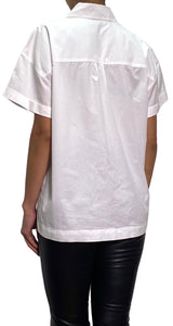 Blusa Blanca Bolsillo