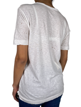 Polera Blanca Detalle