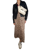 Riñonera Cuero Beige Unisex