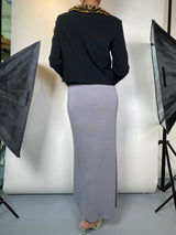 Chaqueta Negra Aros Dorados