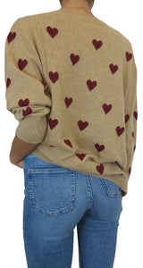 Sweater Cashmere Corazones