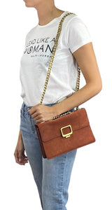 Cartera de Hombro Terracota