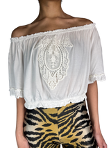 Blusa Broderie