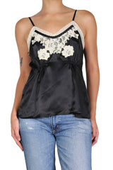 Blusa Encaje Satinada