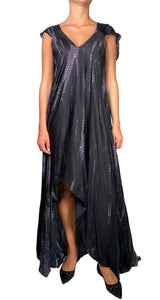 Vestido Negro Tie Dye