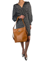 Cartera Hobo Lipstick Cuero