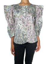 Blusa Estampada Flores