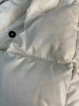 Parka Blanca Piel De Zorro