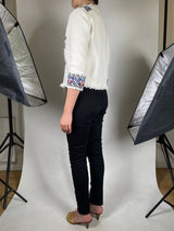 Chaqueta Tweed Blanco