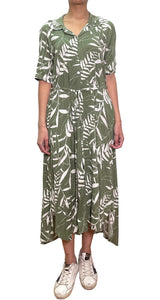 Vestido Estampado Verde